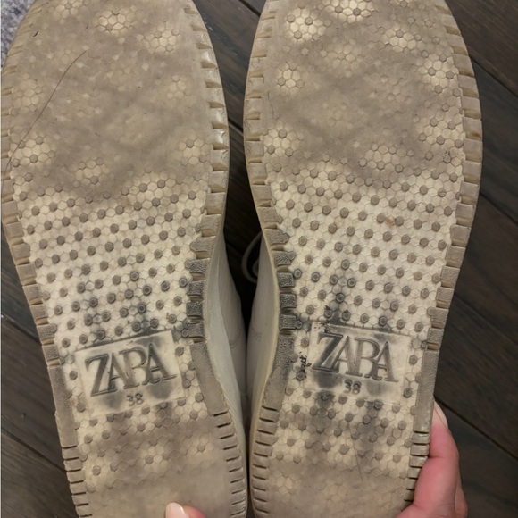 Zara white platform sneakers - Picture 6 of 6